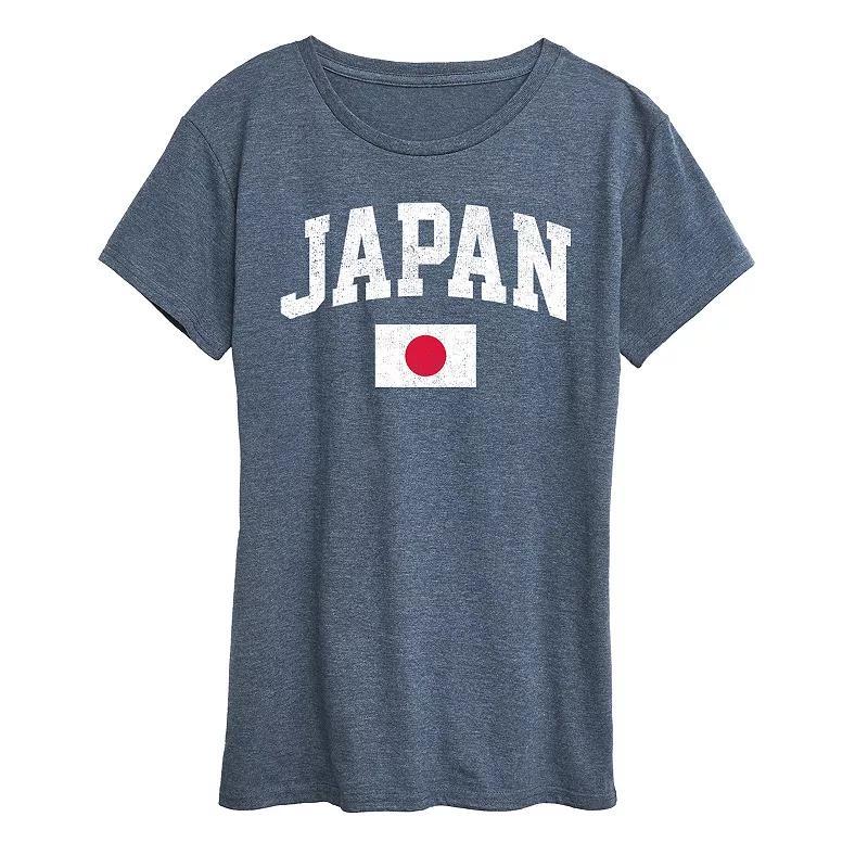 Womens Japan Flag Graphic Tee Product Image