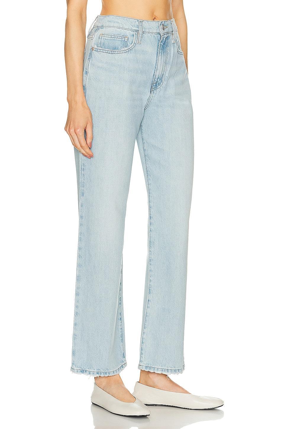 Womens Le Jane Mid-Rise Straight Ankle Jeans Product Image