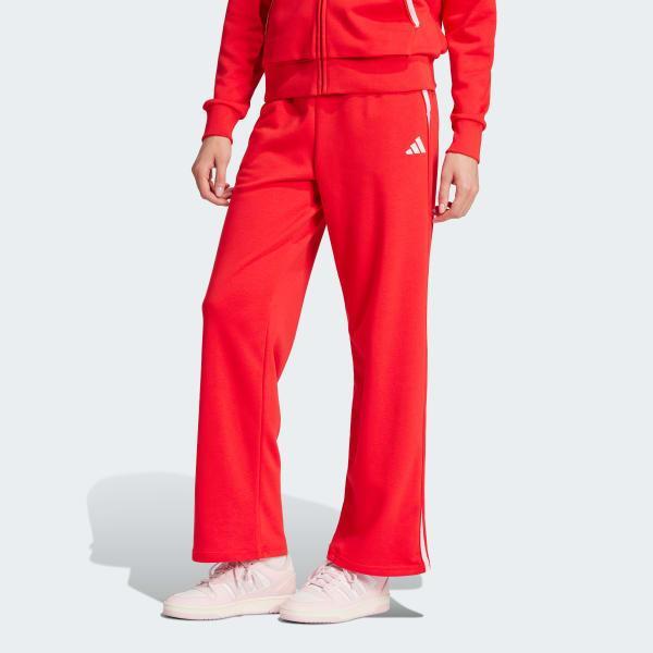 adidas Essentials Color Pop French Terry Pants Pure Ruby XS Womens Product Image