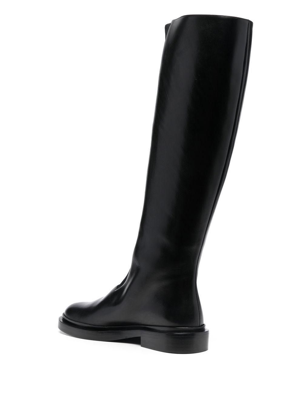 knee-high leather boots Product Image