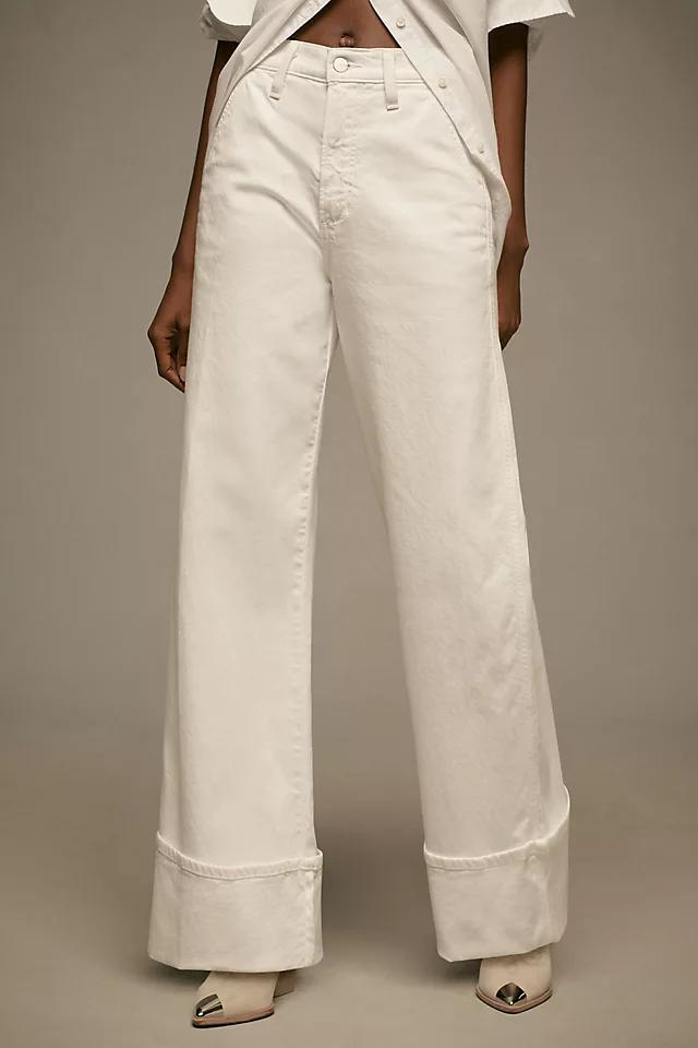 Joe's Jeans Trixie Trouser Cuffed High-Rise Wide-Leg Jeans Product Image