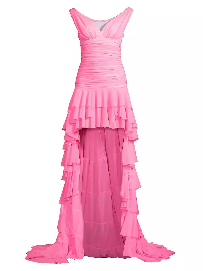 Tara High-Low Ruffled Gown product image