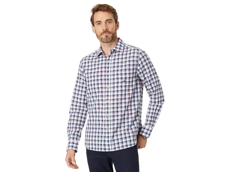 Nautica Plaid Shirt (Sail ) Men's Clothing Product Image