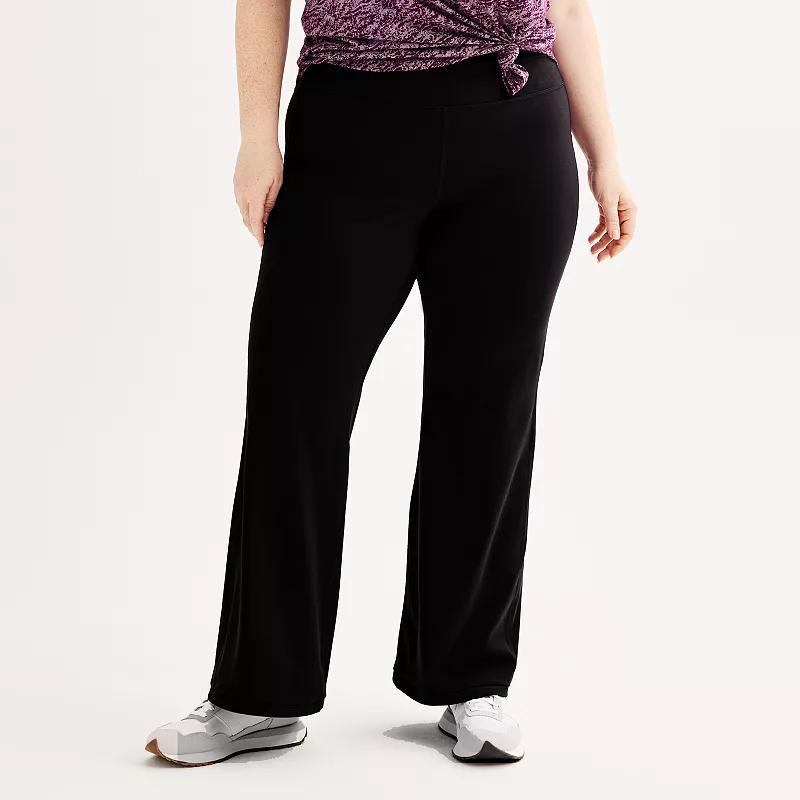 Plus Size Tek Gear Essential Soft Open Hem Pants, Womens product image