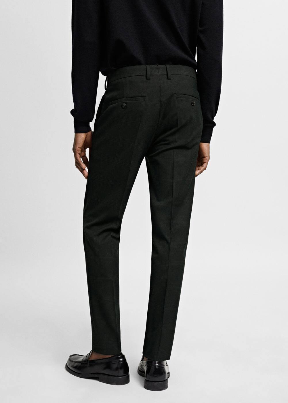 MANGO MAN - Stretch fabric super slim-fit suit pants greenMen Product Image