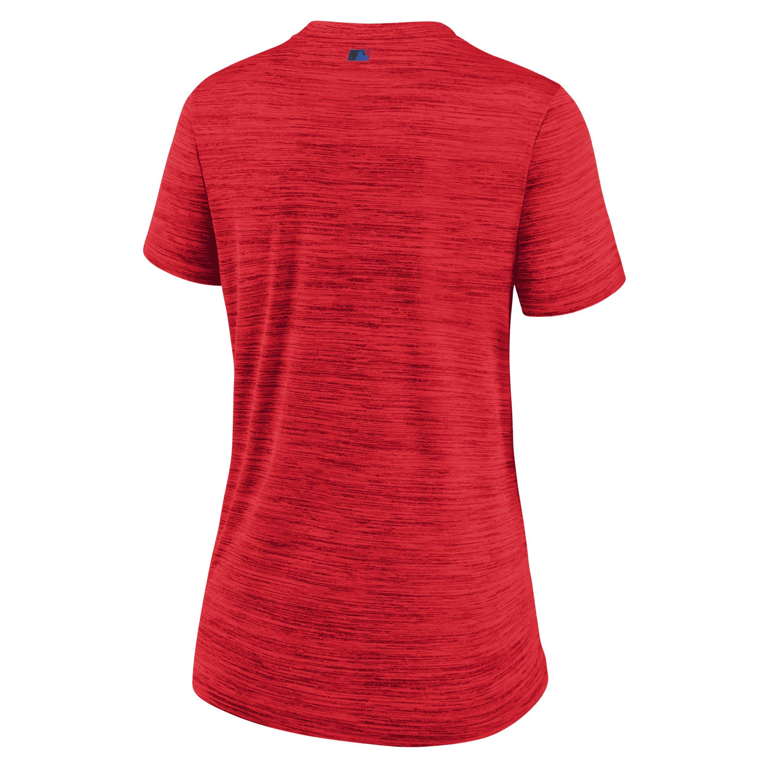 Nike Womens Red Toronto Blue Jays 2024 City Connect Velocity Performance Practice T-Shirt Product Image