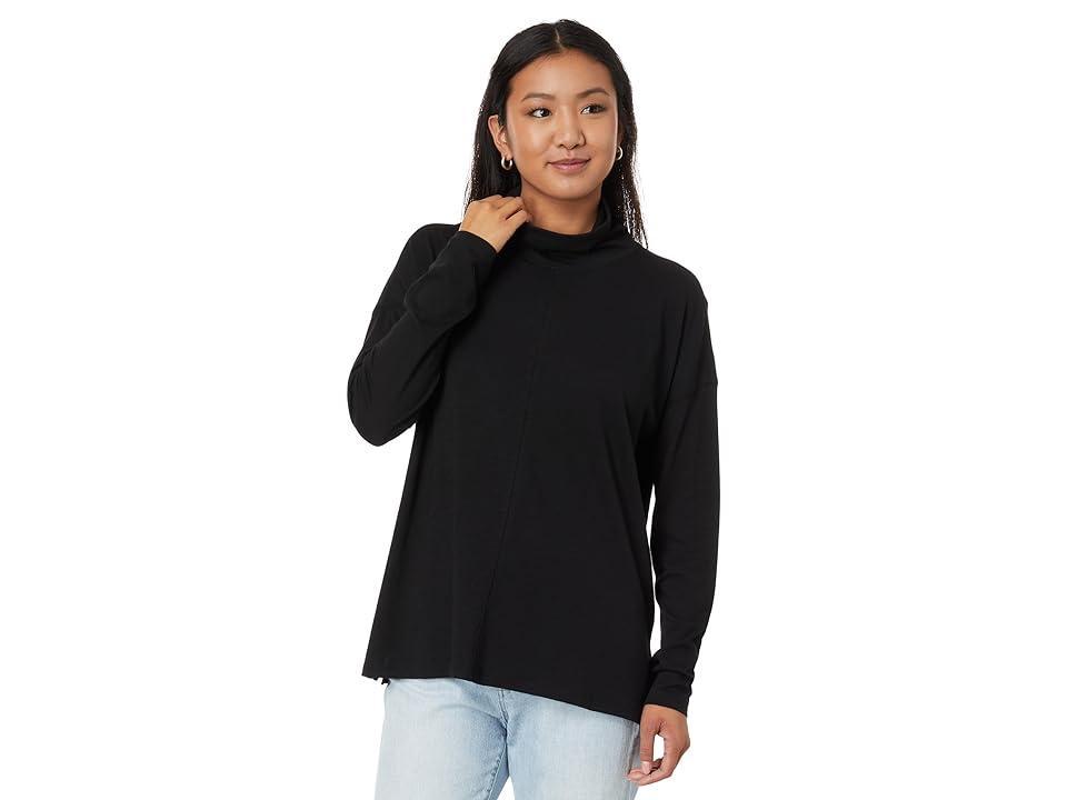 Lilla P Long Sleeve Easy Mock Neck Women's Clothing product image