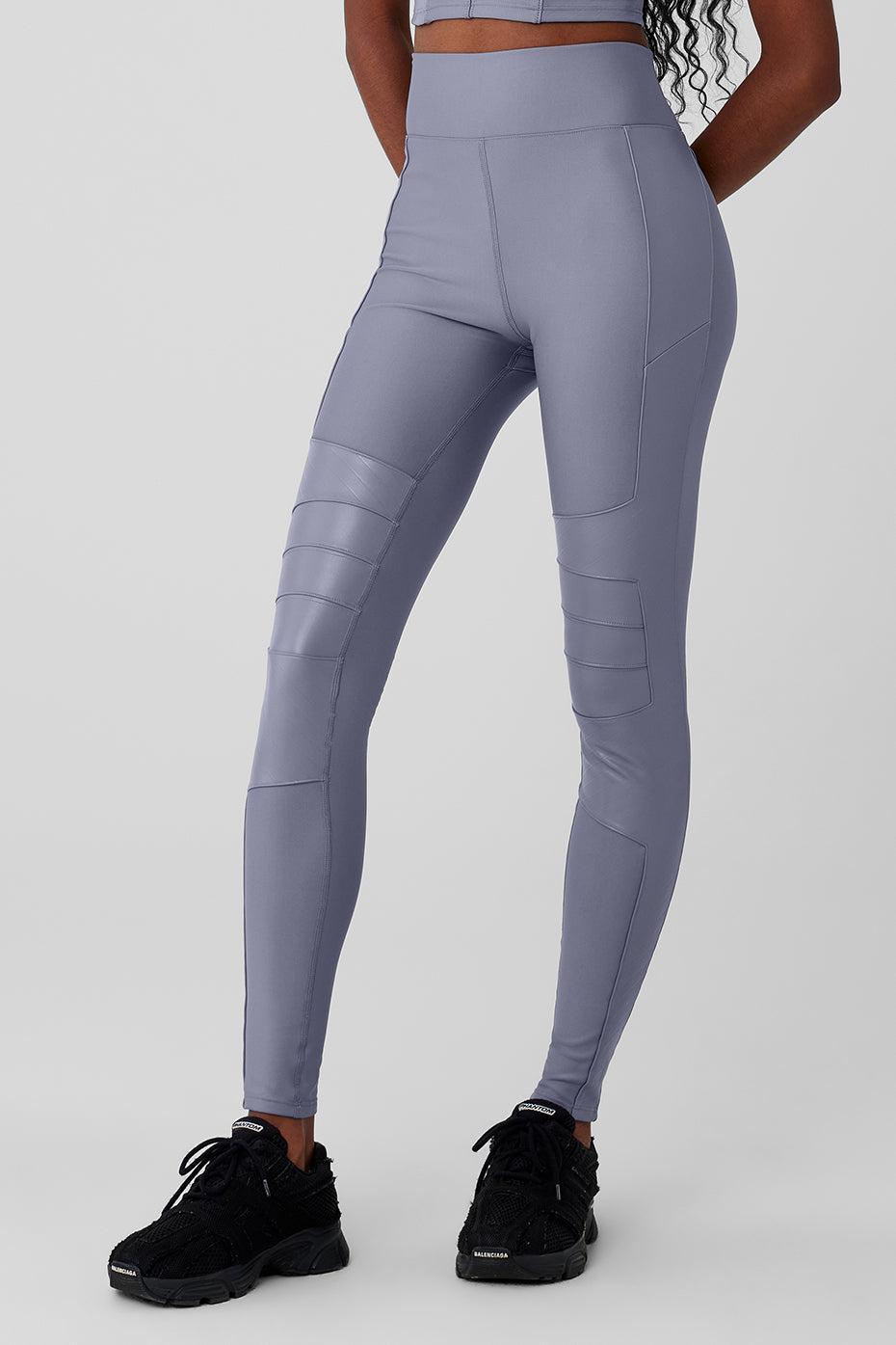 Airlift Winter Warm High-Waist Supermoto Legging - Fog Female Product Image