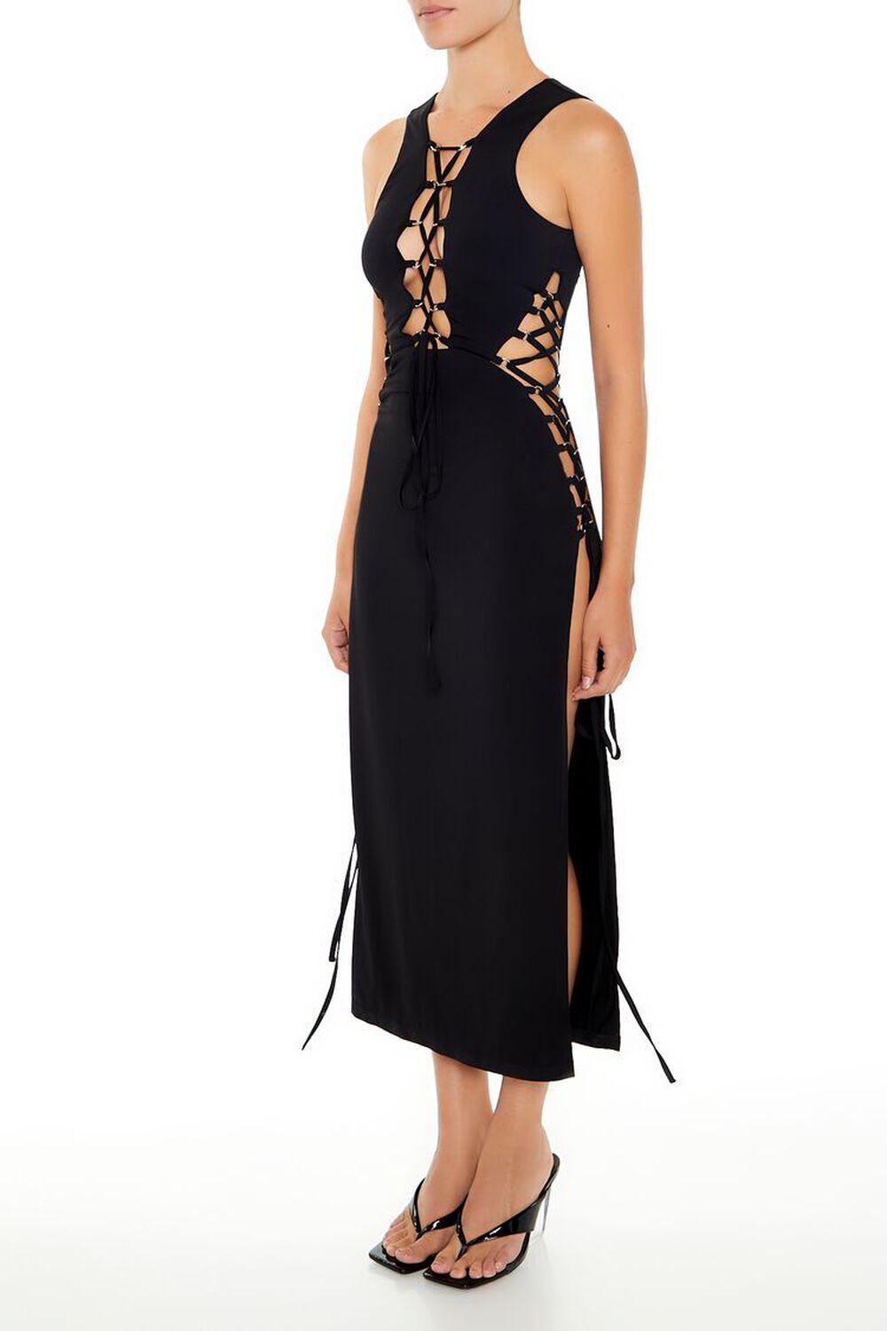 Lace-Up Midi Dress | Forever 21 Product Image