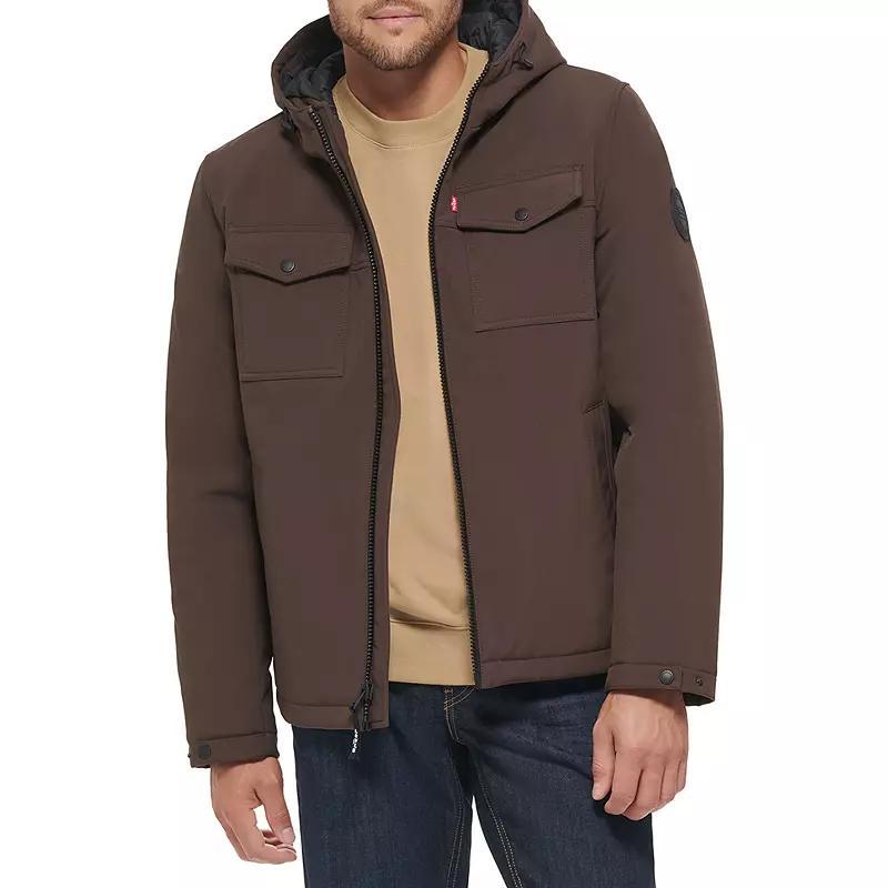 Mens Levis Softshell Storm Jacket with Quilted Lining Product Image