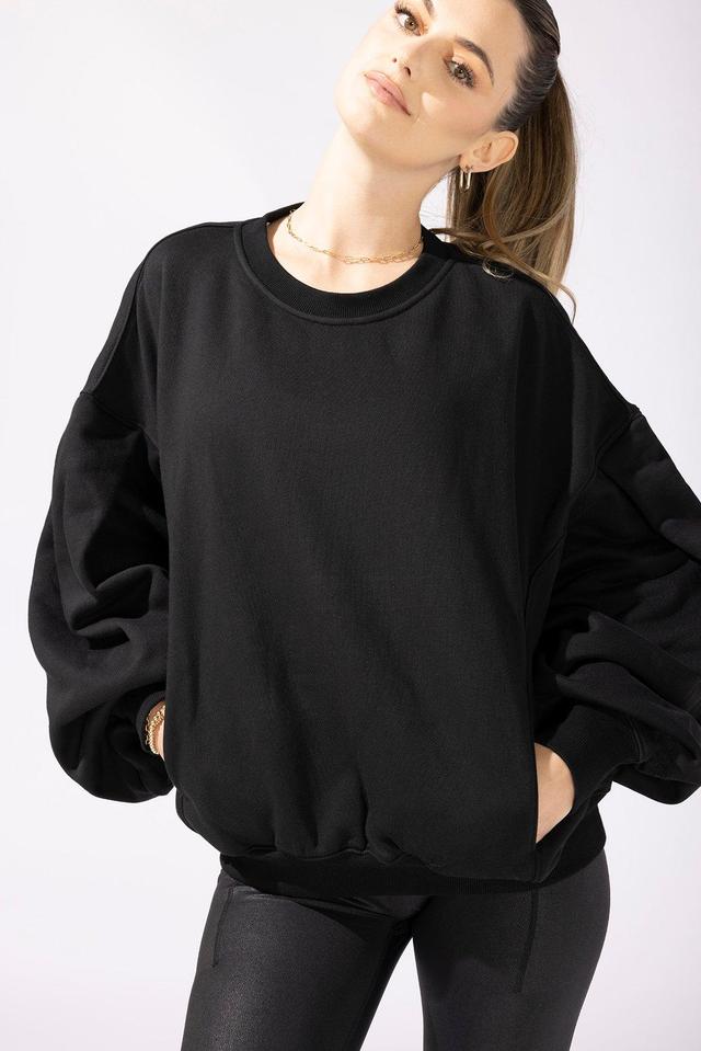 POPFLEX® Brunch Sweater - Black Product Image