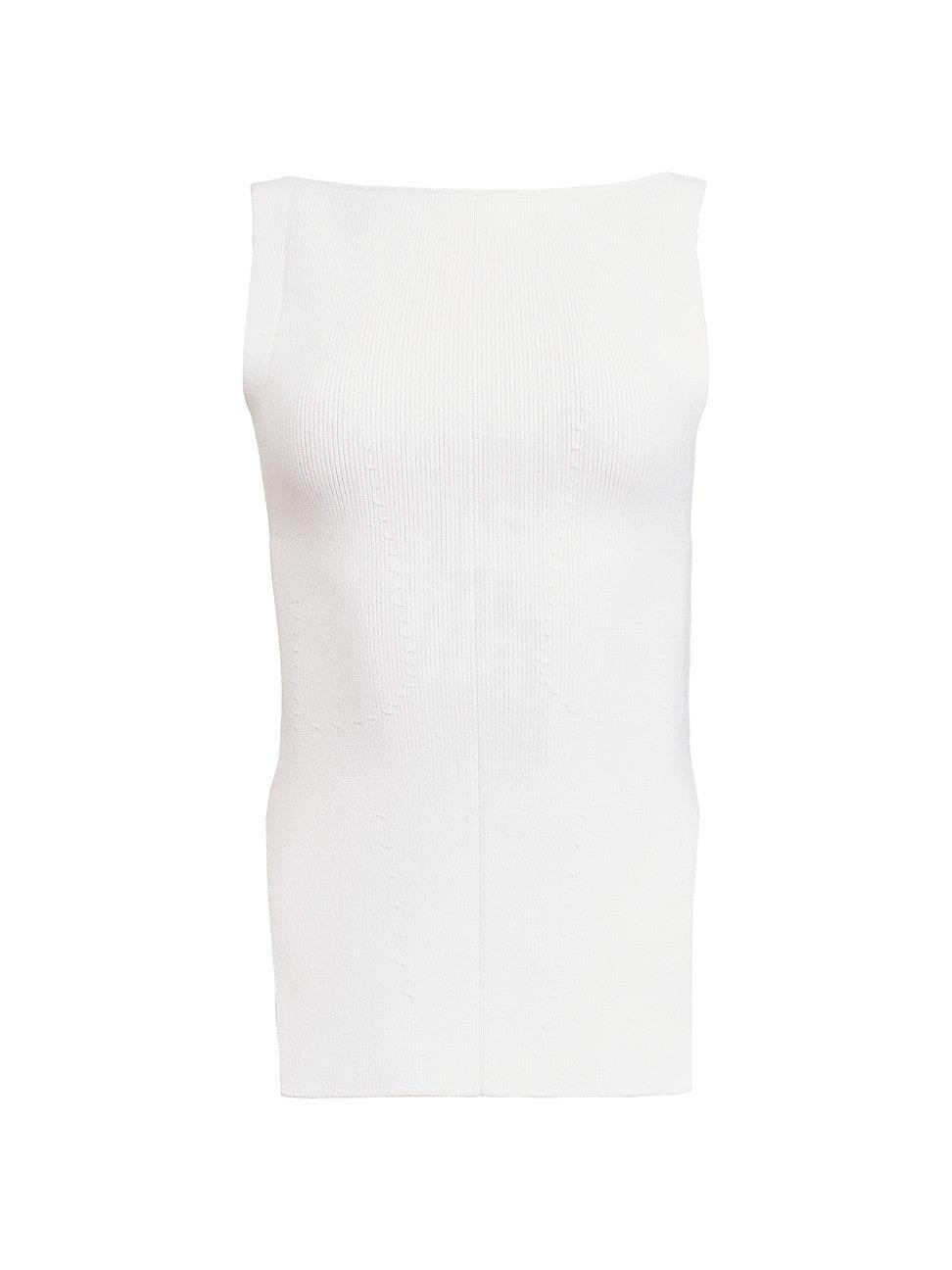 Khaite Evelyn Sleeveless Panel Sweater Product Image