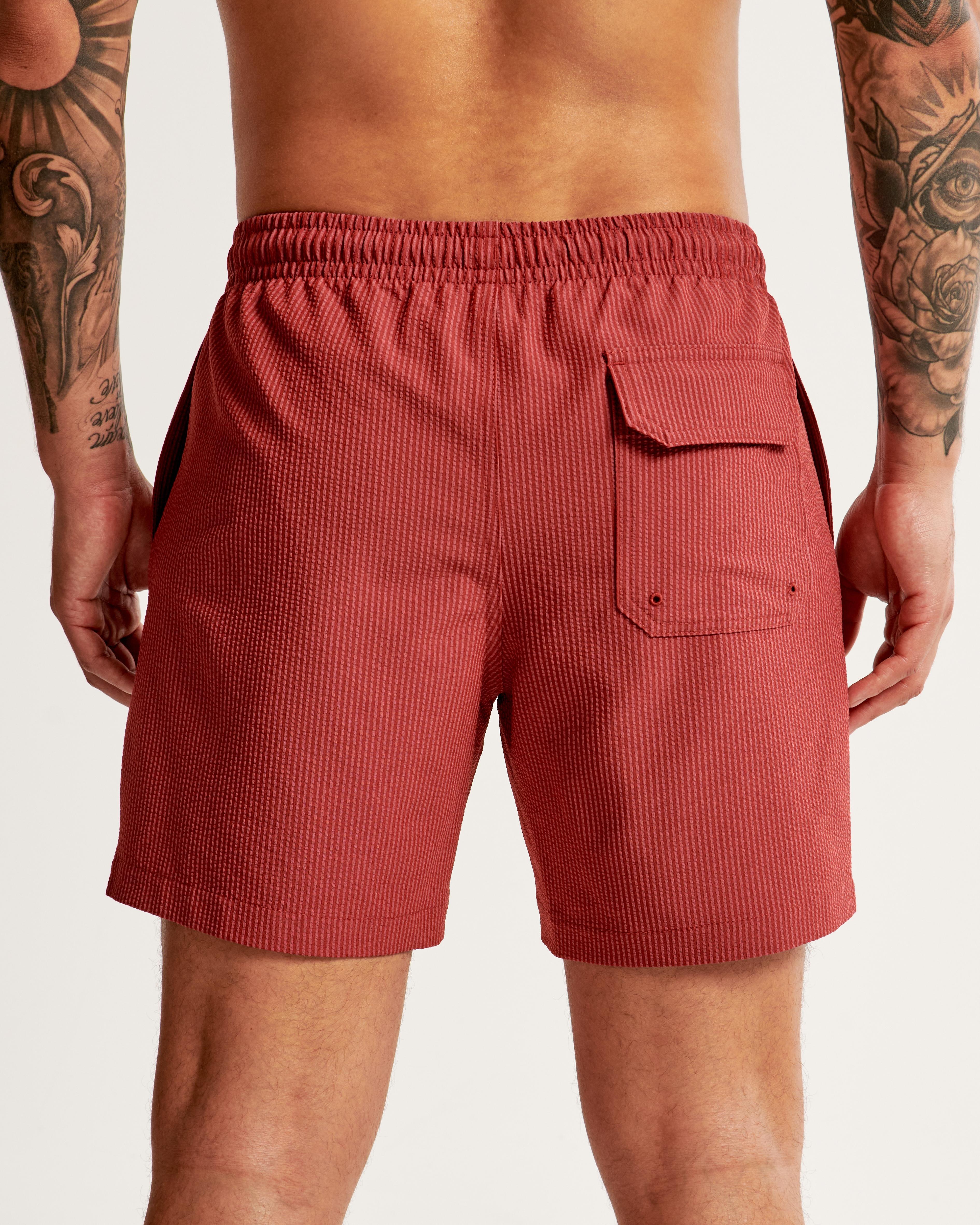 Pull-On Seersucker Swim Trunk Product Image