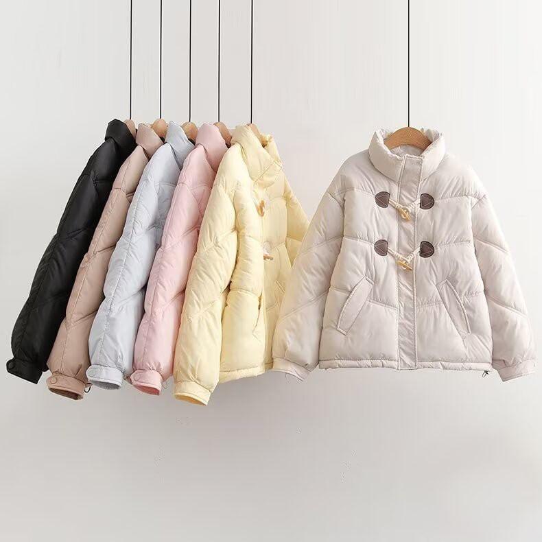 Plain Padded Duffle Zip Jacket Product Image