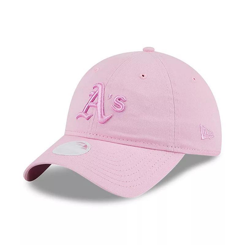 Womens New Era Oakland Athletics Fondant 9TWENTY Adjustable Hat Product Image