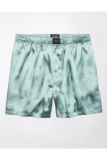 AEO Mens Solid Satin Pocket Boxer Short Men's Product Image