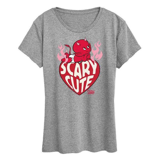 Womens Hot Stuff Scary Cute Graphic Tee, Girls Product Image