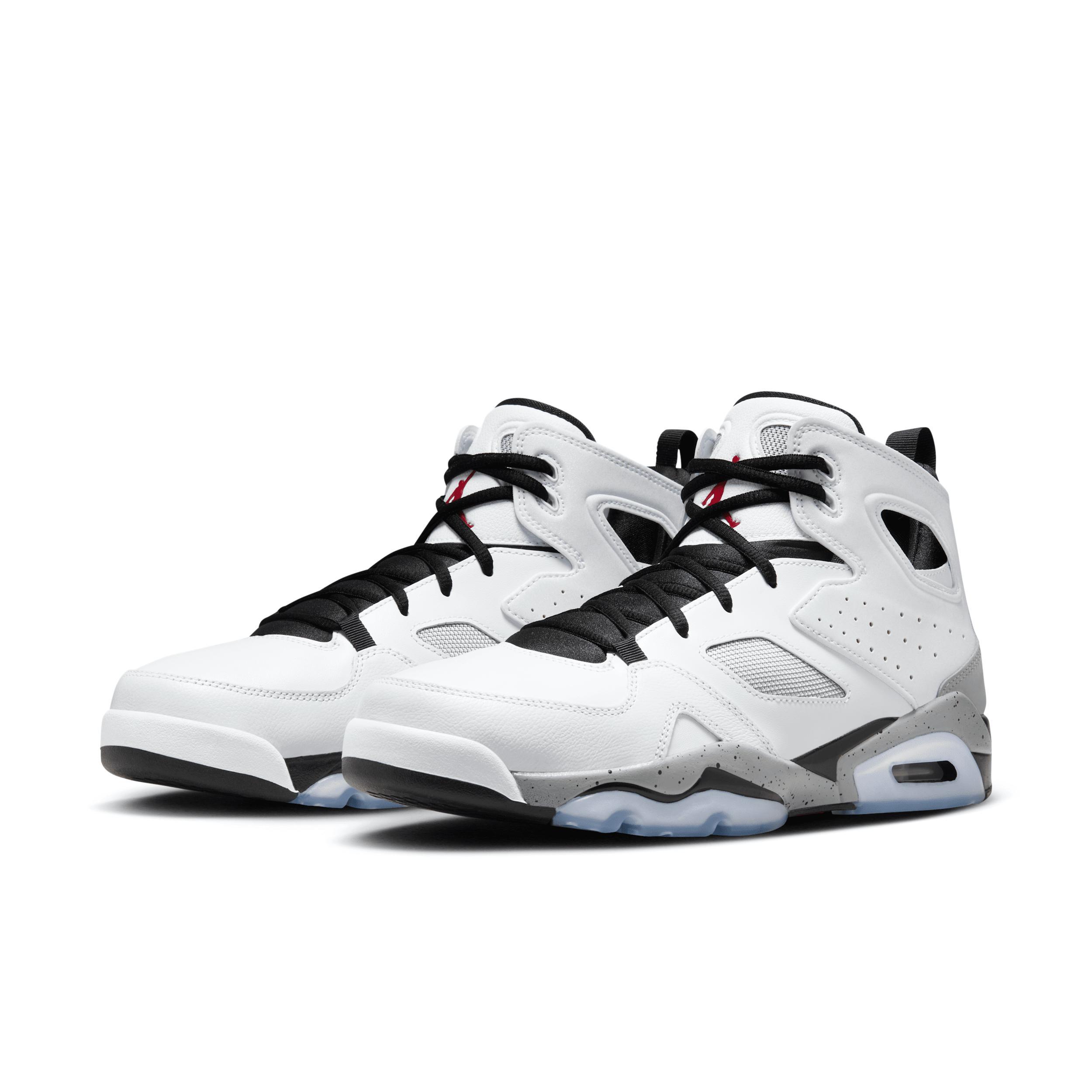 Jordan Mens Jordan Flight Club 91 - Mens Basketball Shoes White/Red/Black Product Image