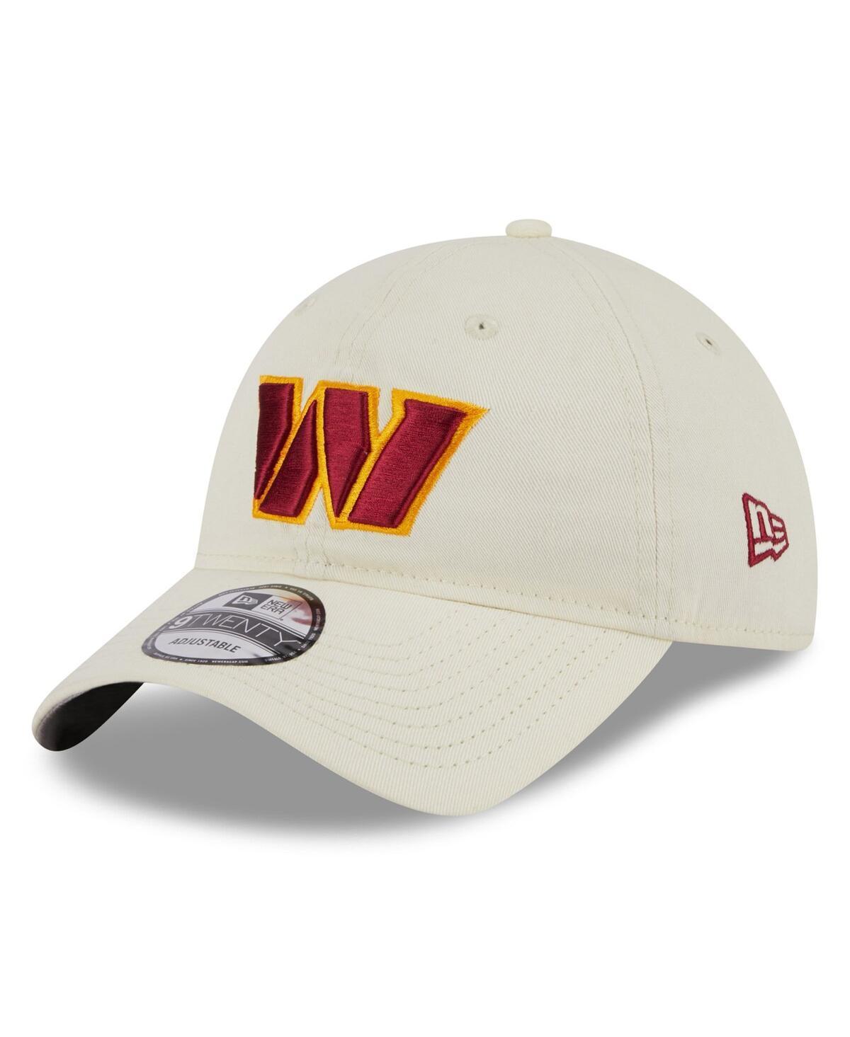 Mens New Era Cream Washington Commanders Core Classic 2.0 9TWENTY Adjustable Hat Product Image