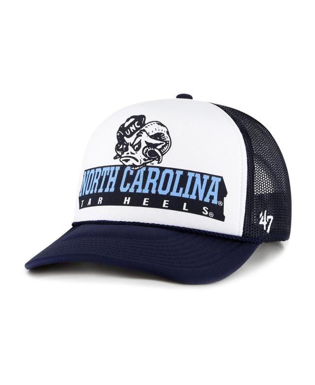 Mens 47 /Navy North Carolina Tar Heels Article Foam Front Trucker Hat Product Image