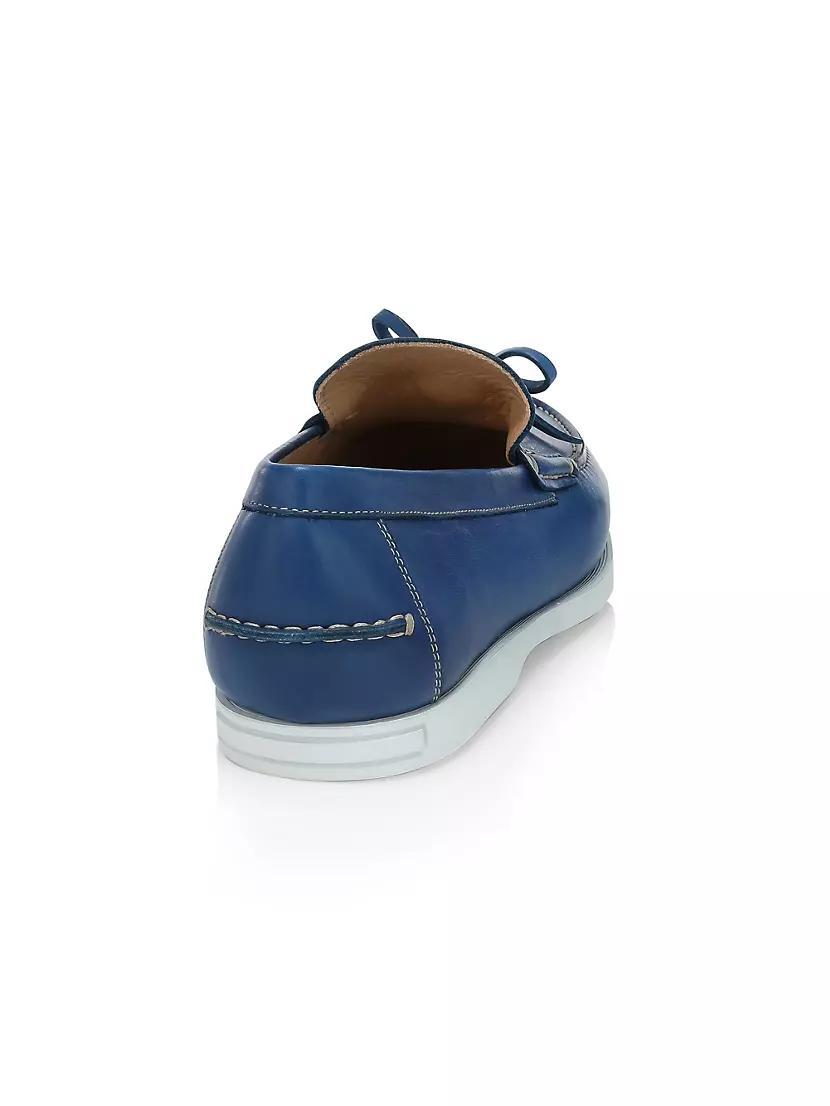 COLLECTION Leather Boat Shoes Product Image