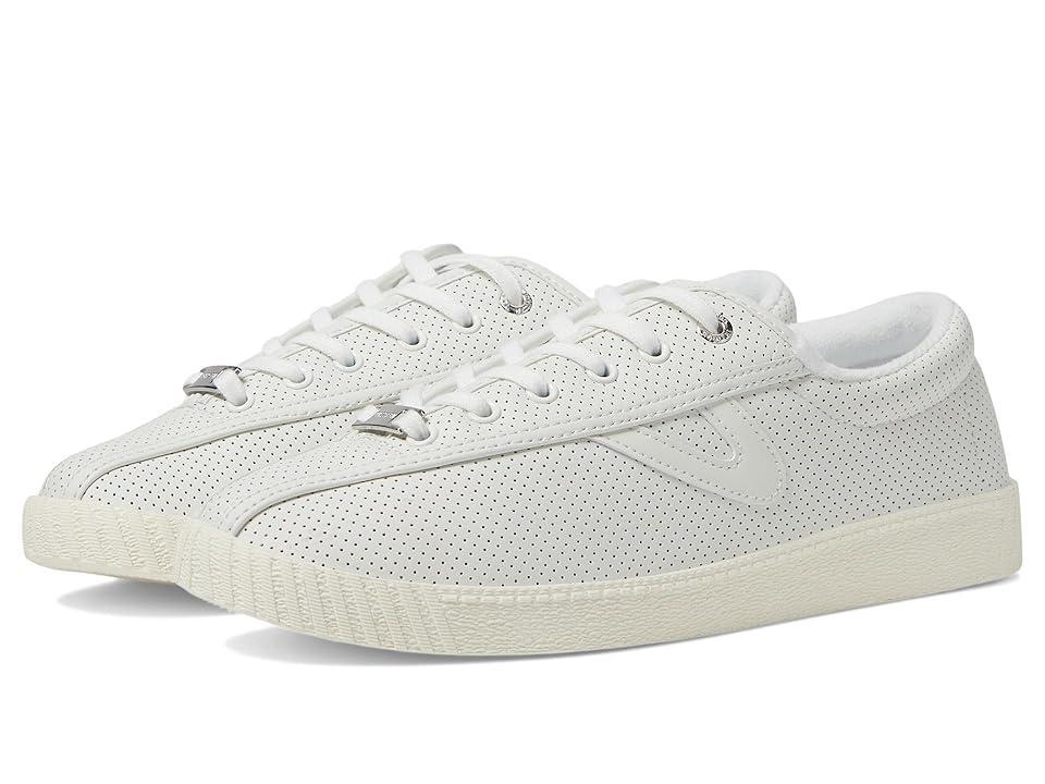 Tretorn Womens Nylite Perforated Leather Casual Sneakers from Finish Line - White Product Image