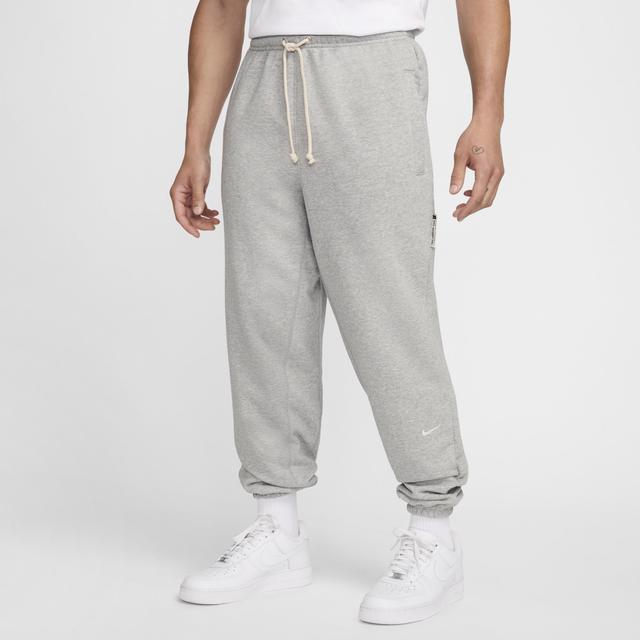 Nike Mens Nike Standard Issue Dri-FIT Pants - Mens Dk Grey Heather/Pale Ivory Product Image