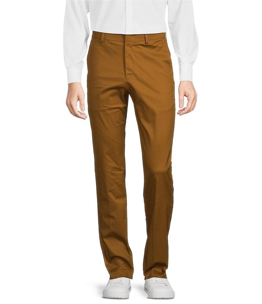 Murano Wardrobe Essentials Alex Slim Fit Flat Front Washed Stretch Chino Pants product image