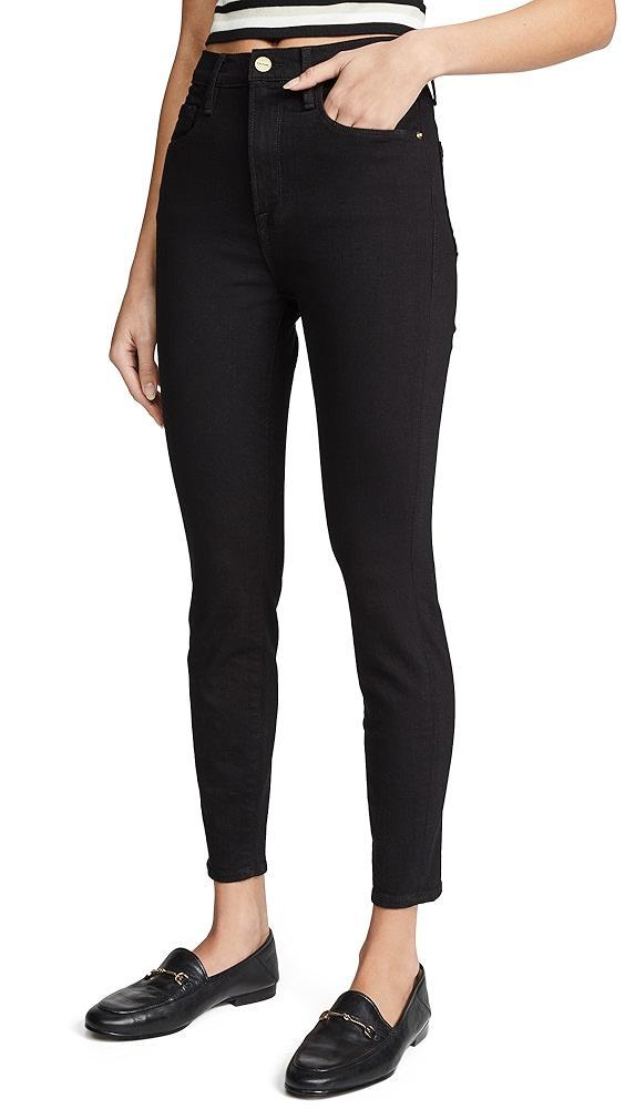 FRAME Ali High Rise Skinny Cropped Cigarette Jeans | Shopbop Product Image