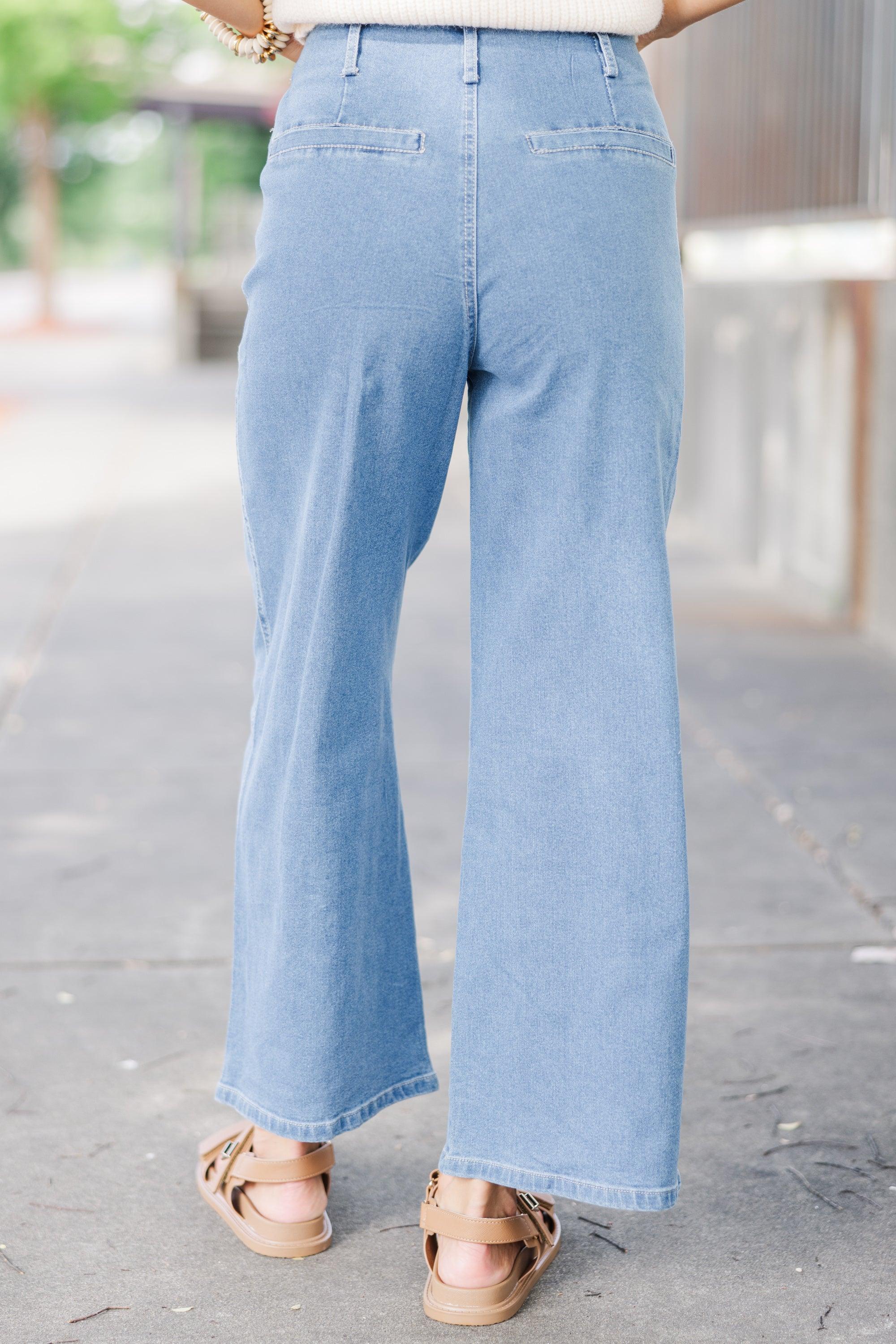 More To Love Blue Denim Pants Female Product Image