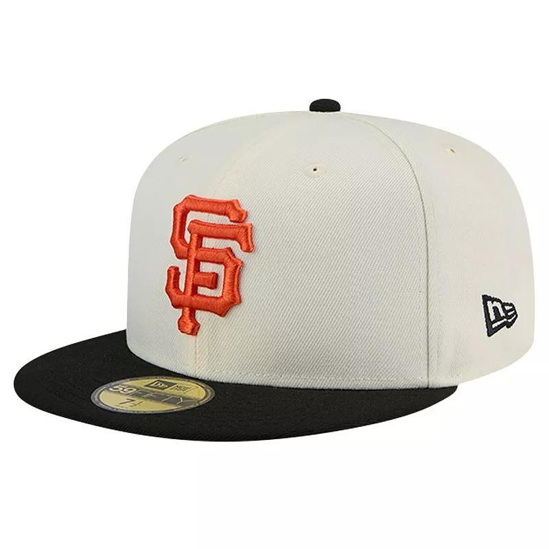 Mens New Era San Francisco Giants Evergreen Chrome 59FIFTY Fitted Hat Product Image