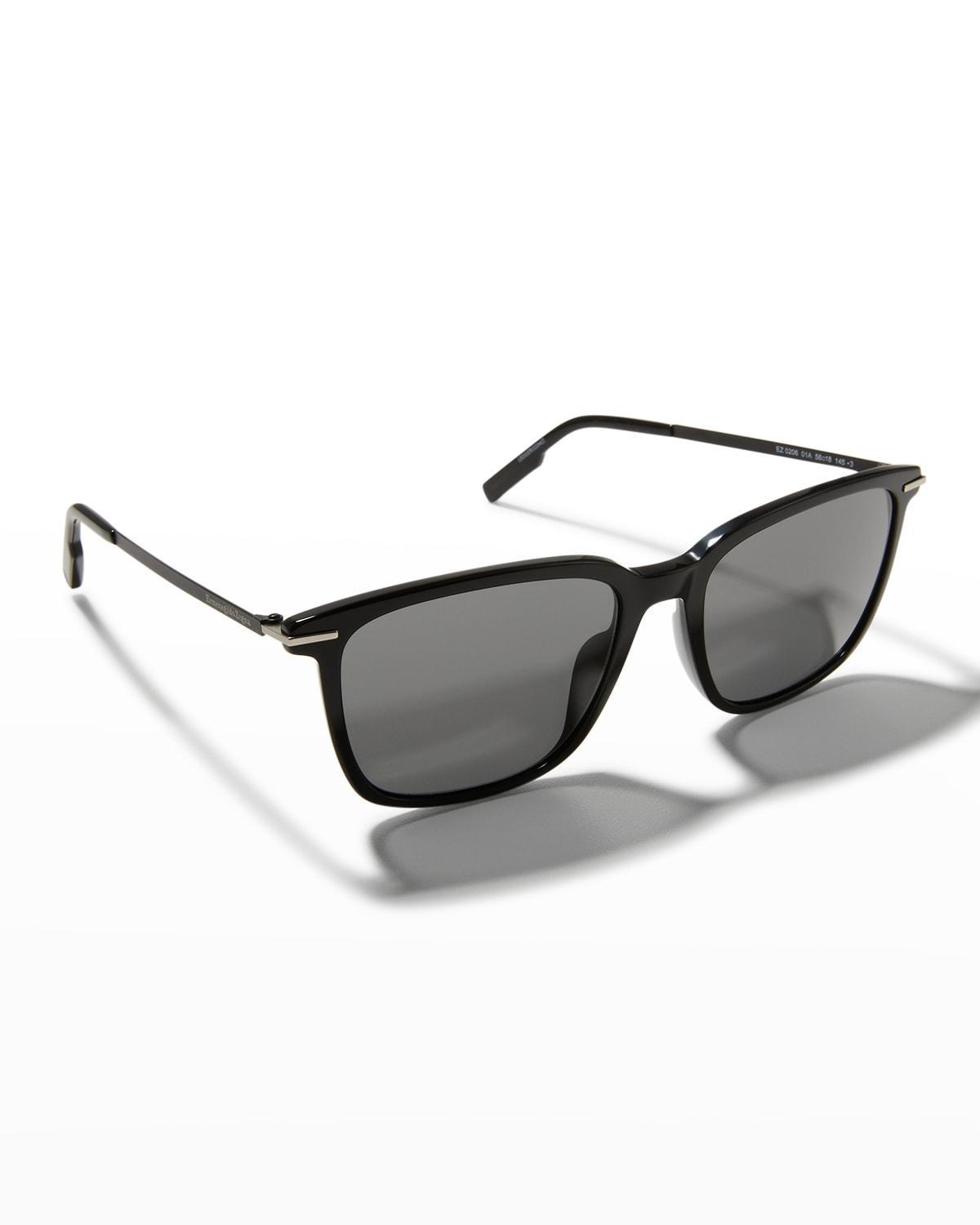 Mens Square 56MM Sunglasses Product Image