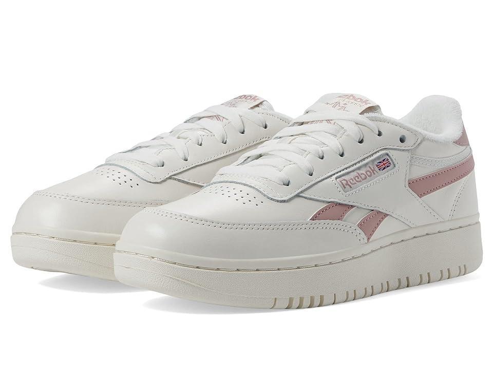 Womens Reebok Club C Double Athletic Shoe - Chalk / Smokey Rose Product Image