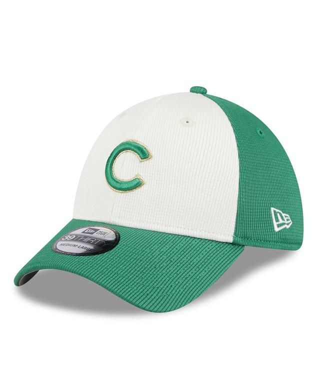 Mens New Era /Green Chicago Cubs 2024 St. Patricks Day 39THIRTY Flex Fit Hat Product Image