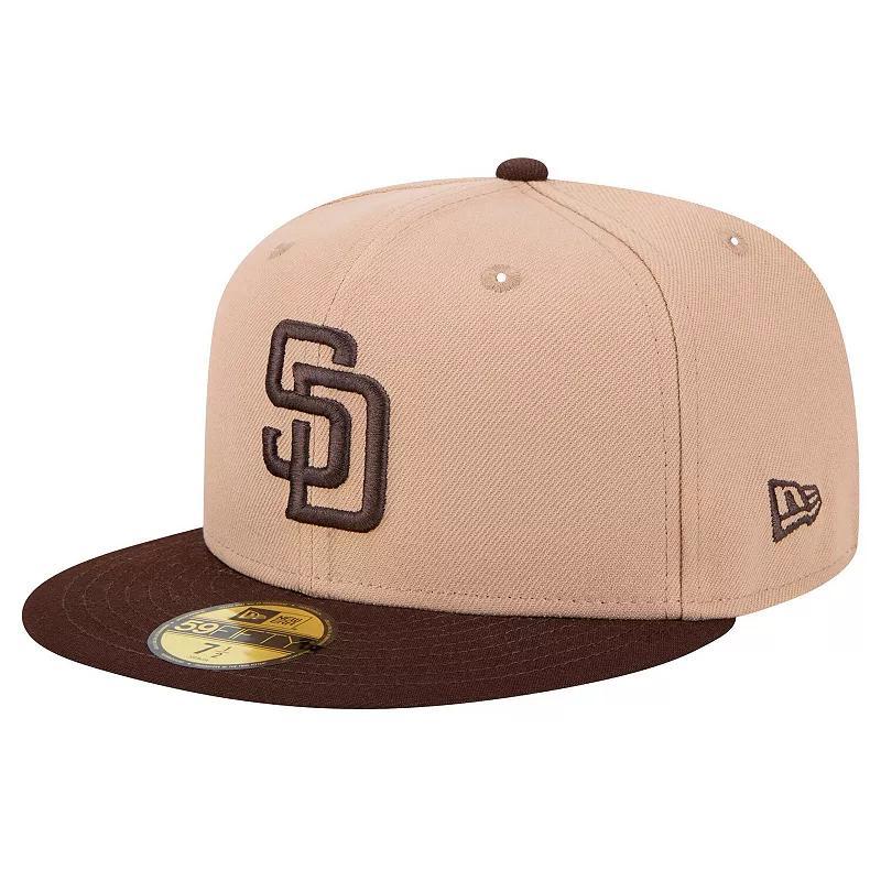 Mens New Era Khaki San Diego Padres 59FIFTY Fitted Hat Product Image