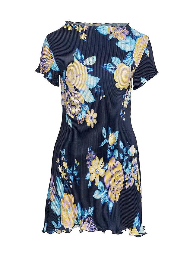 Womens Silencio Floral Minidress Product Image