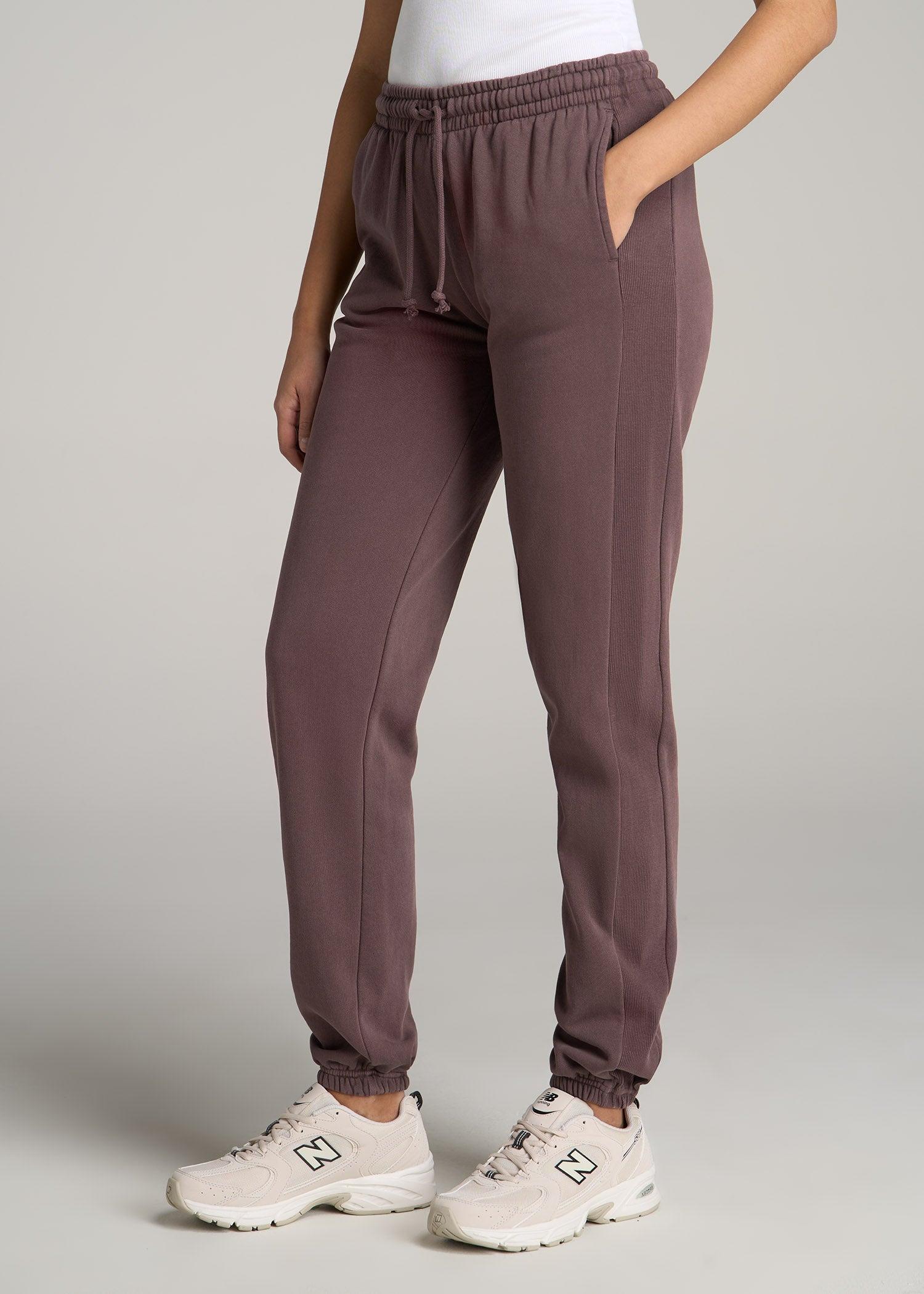 Wearever Fleece Regular Fit Women's Tall Sweatpants in Dusty Merlot Product Image