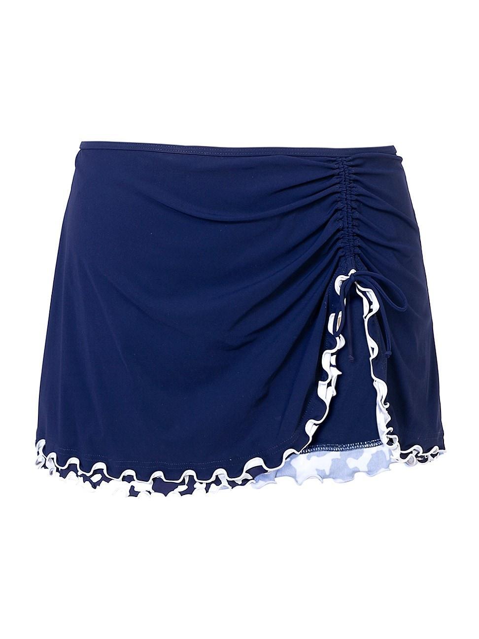 Womens Drawstring Skirt Bikini Bottoms Product Image