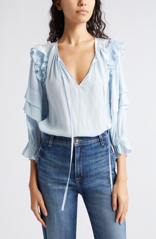 Ramy Brook Samira Ruffle Blouse Product Image