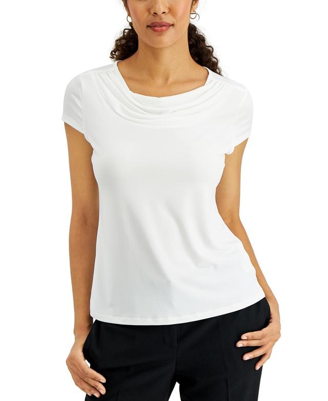 Kasper Petite Cowl-Neck Top Product Image