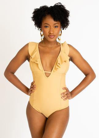 Charlett Swimsuit in Honey Product Image