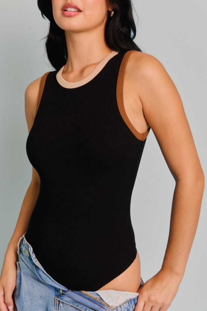 S/L Color Block Bodysuit Product Image