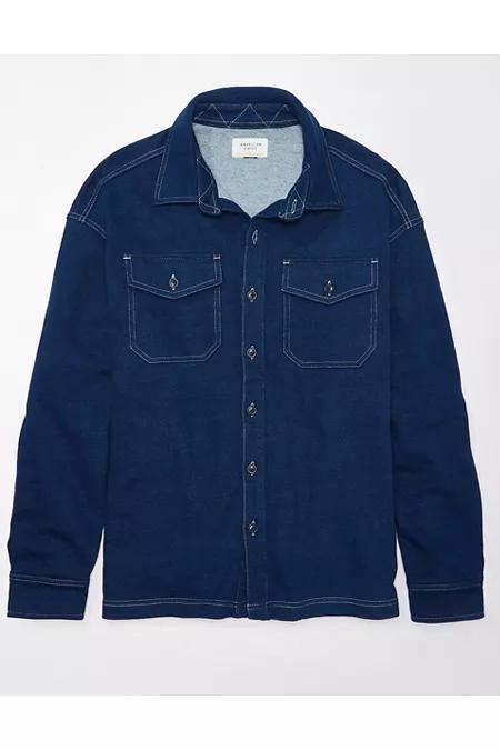 AE Fleece Trucker Shirt Jacket Men's Product Image