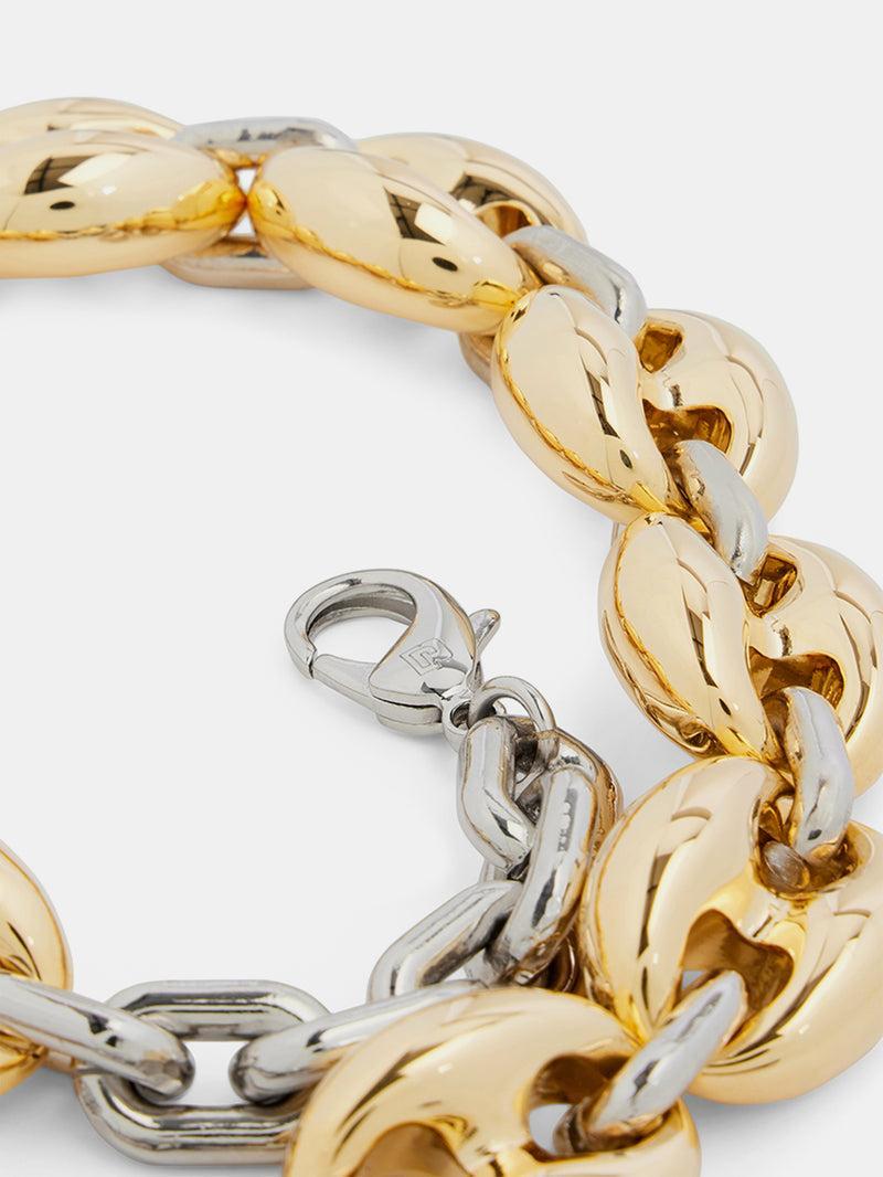 Eight Chunky Gold/Silver Eight Necklace Product Image