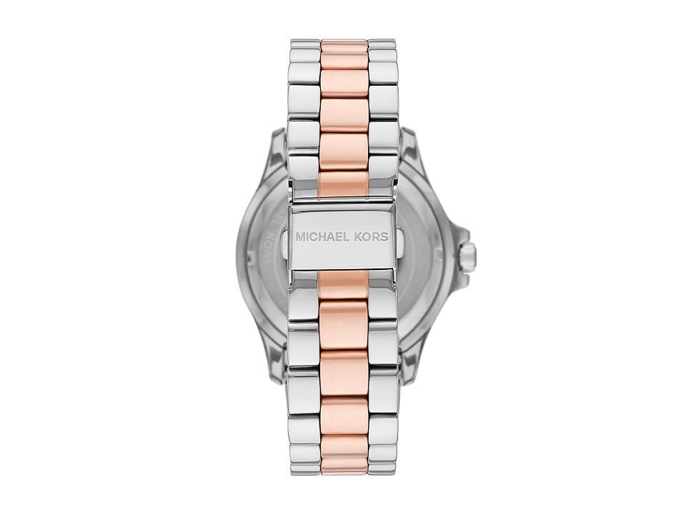 Michael Kors Womens Everest Three-Hand Two-Tone Stainless Steel Bracelet Watch Product Image