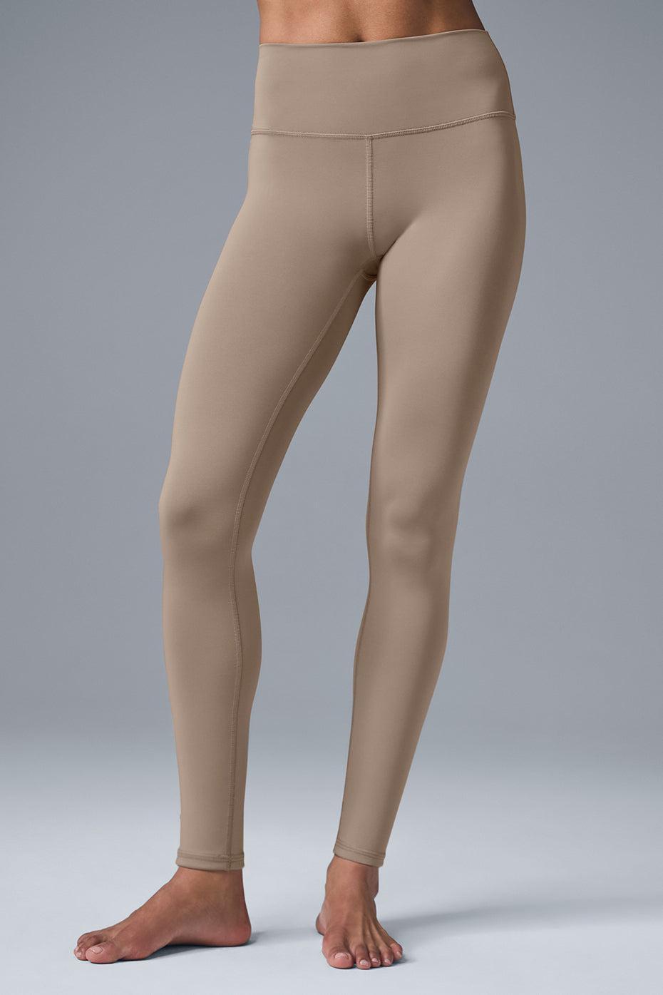 High-Waist Airlift Legging - Gravel Female Product Image