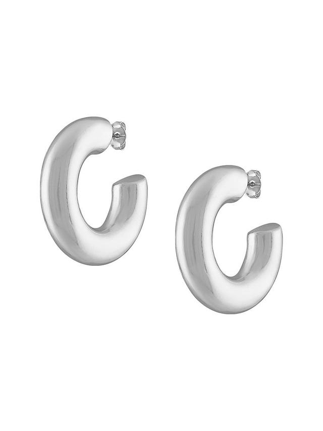 Womens Allegra Hoop Sterling Silver Product Image