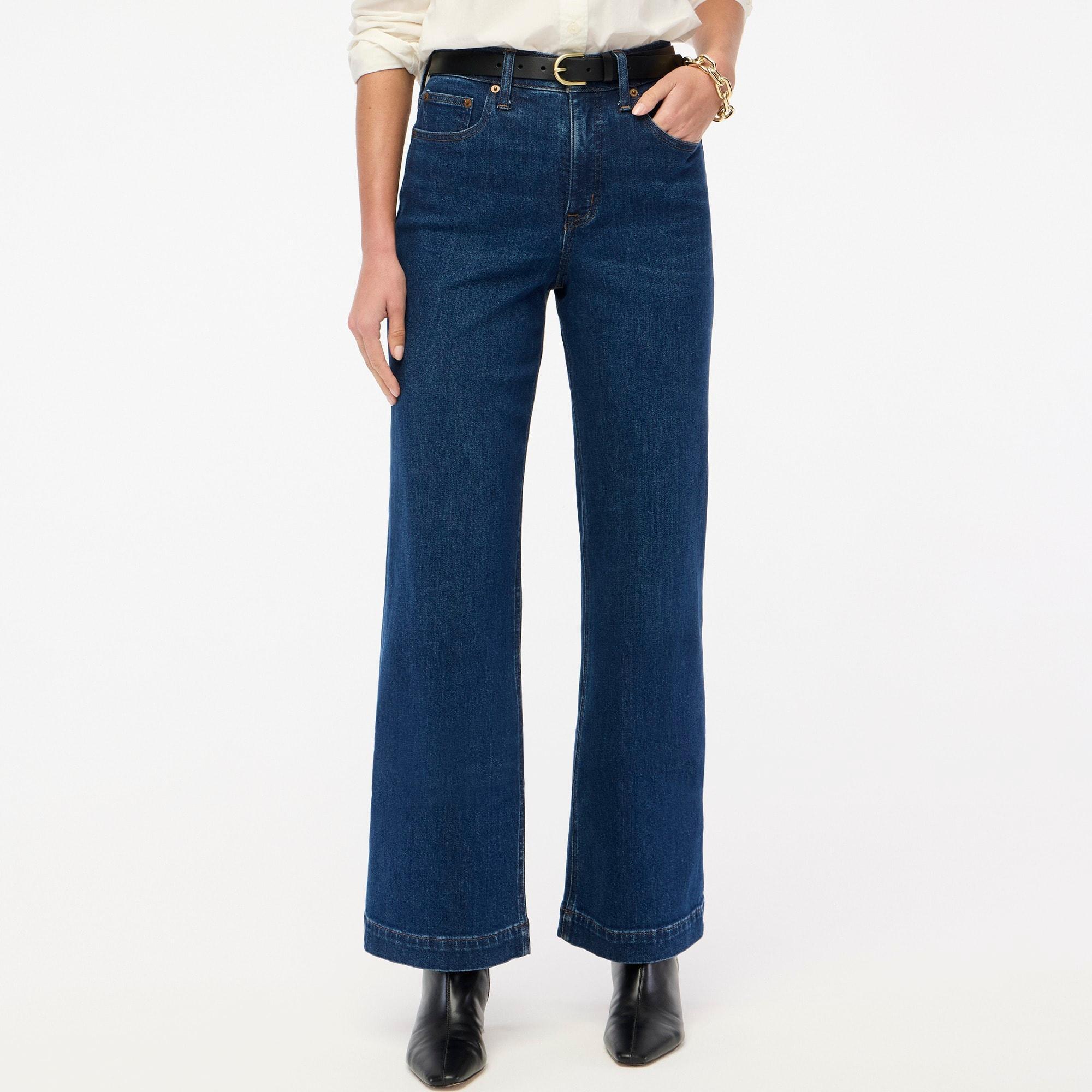 Classic wide-leg jean in all-day stretch Product Image