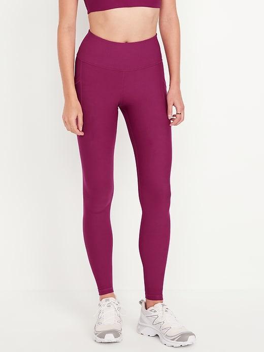 High-Waisted PowerSoft Full-Length Pocket Leggings Product Image