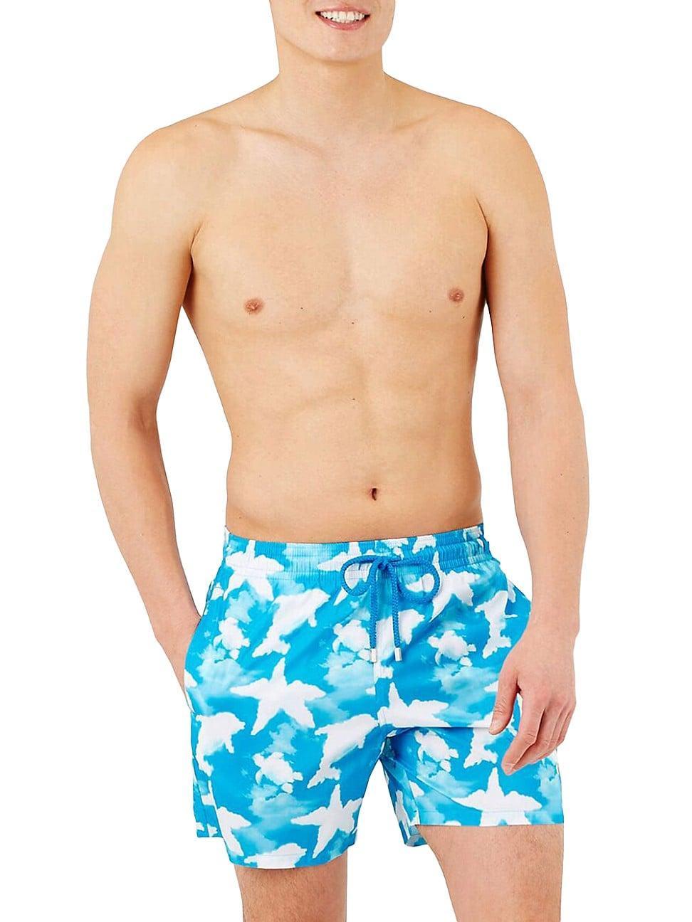 Mens Clouds Light Fabric Swim Shorts Product Image